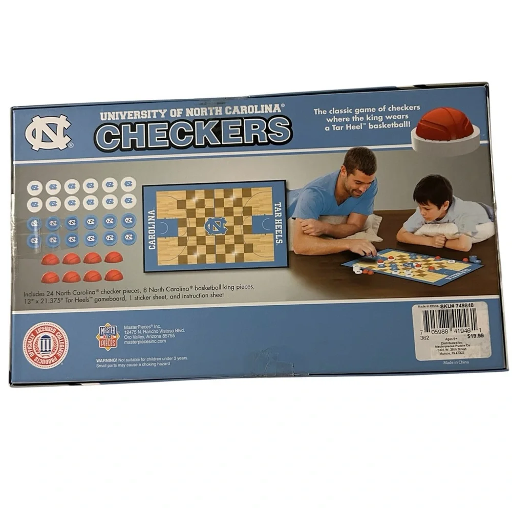 Checkers “University Of North Carolina”